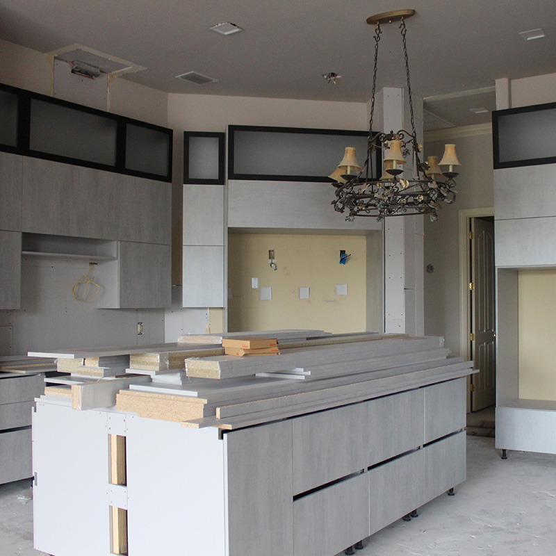 residential property luxury kitchen in construction naples fl