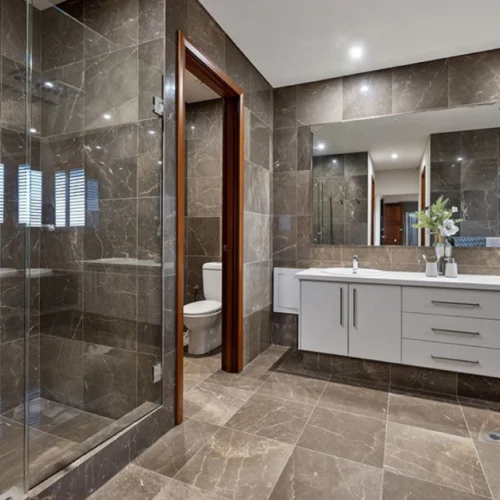 renovated bathroom in a luxury house